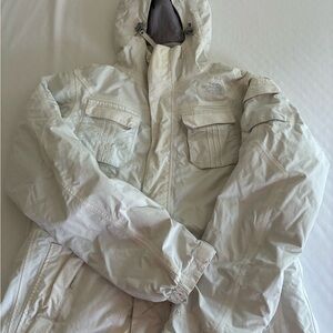 The North Face Women Cream Ski Jacket